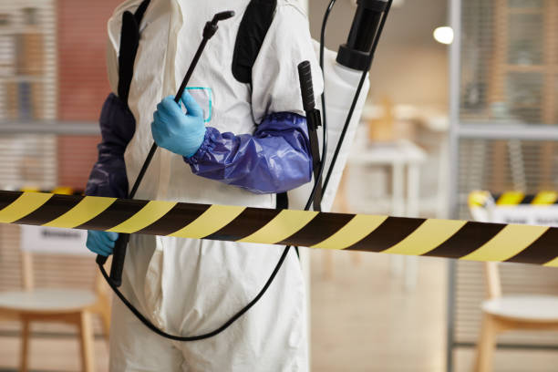Professional Biohazard Cleanup technician working in Homerville, GA